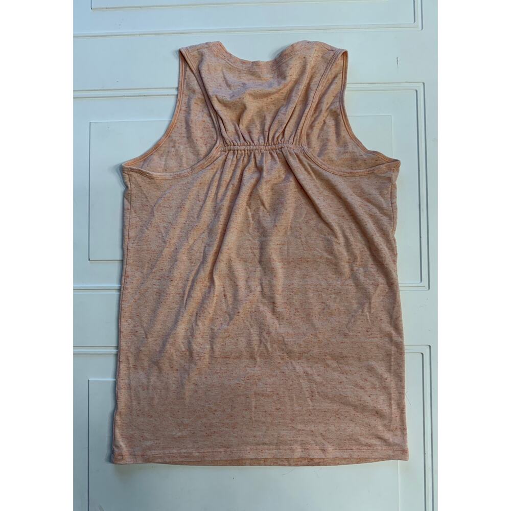 Athleta Womens Sz XS (Oversized) Peach Salmon Basic Tank Top Activewear - Picture 6 of 6